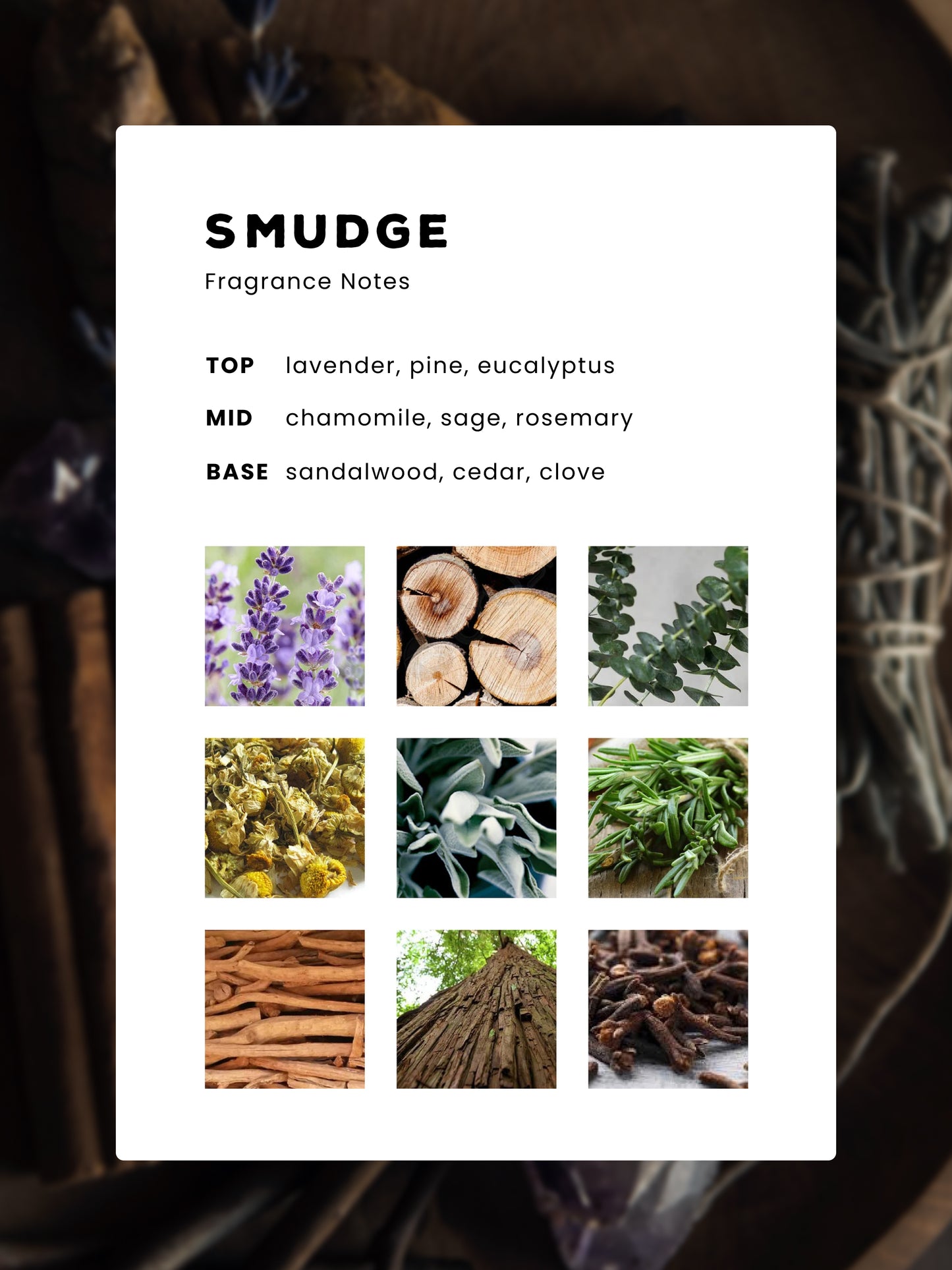 Smudge Candle