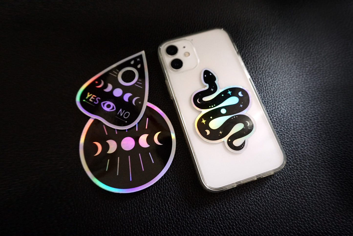 Moon Phases - Holographic Sticker